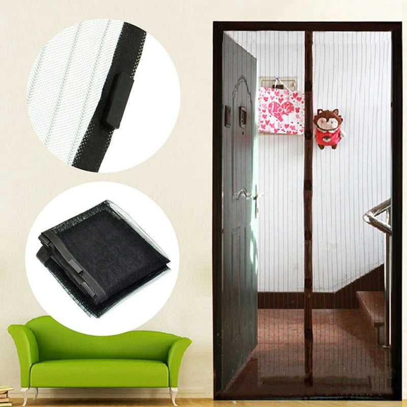 Magnetic Mesh Insect Screen Door
