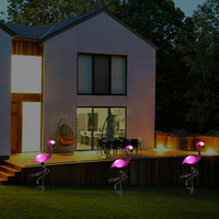 Thumbnail for Solar Powered Flamingo Lawn Lamp