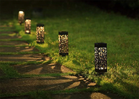 Thumbnail for Solar Powered Vintage Outdoor Pathway Lamps