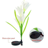 Thumbnail for 2 Pack Solar Power Lily Flower LED Lights