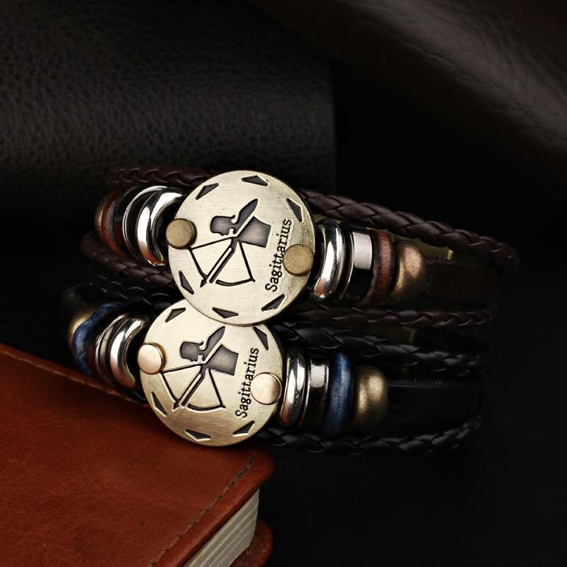 Italian Zodiac Bracelet 2018 (Black)