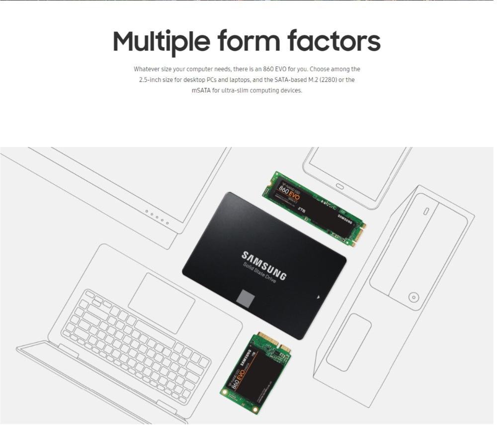 Samsung 860 EVO 2.5" Internal Solid State Drive
