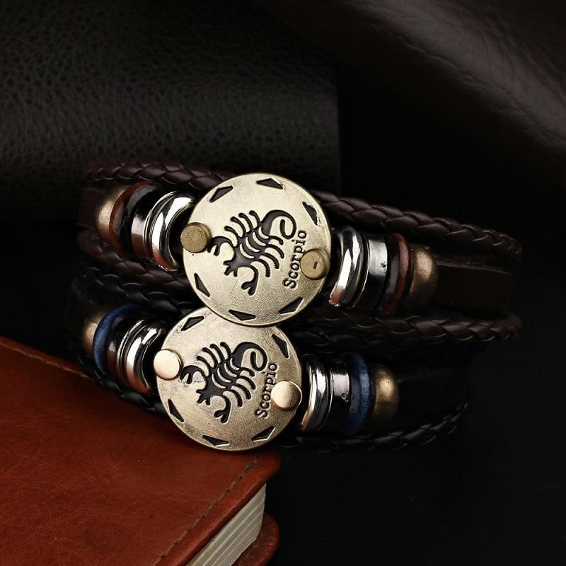 Italian Zodiac Bracelet 2018 (Black)