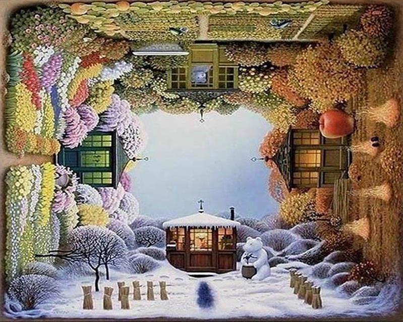 Four Seasons Three Sixty - Van-Go Paint-By-Number Kit