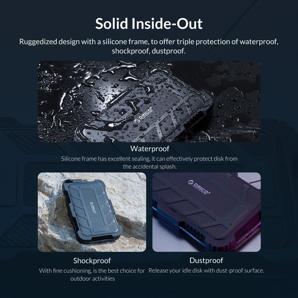 Shockproof 2.5" Hard Disk Enclosure