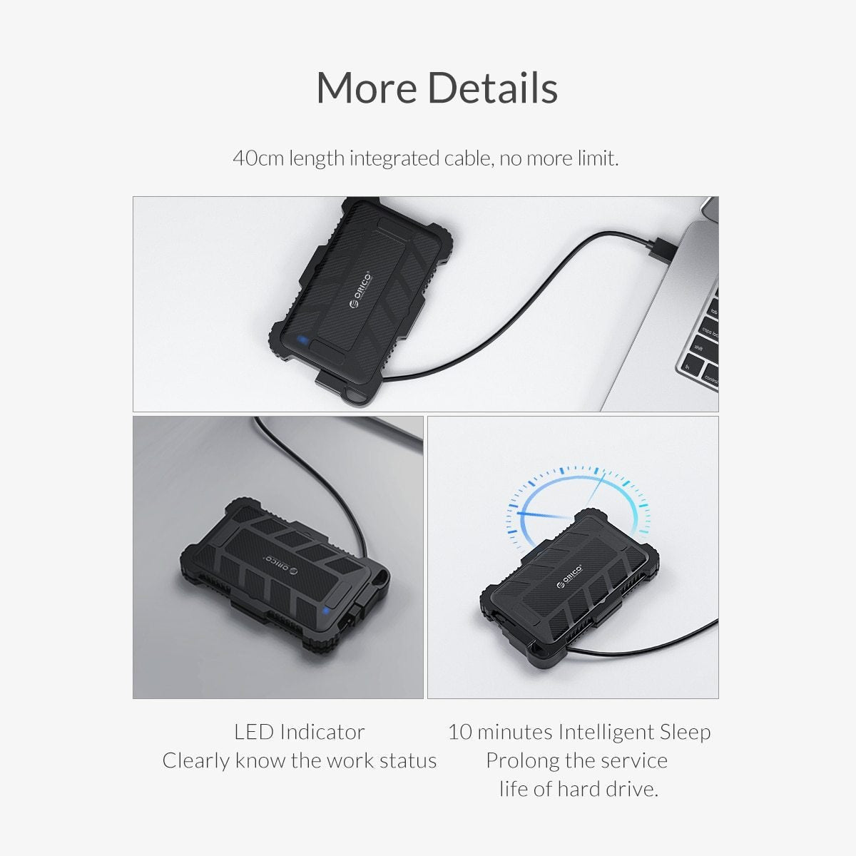 Shockproof 2.5" Hard Disk Enclosure