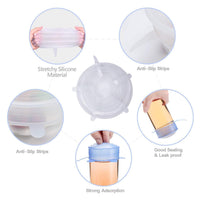 Thumbnail for Universal Silicone Stretch Lids 6 Pack