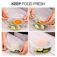 Thumbnail for Universal Silicone Stretch Lids 6 Pack