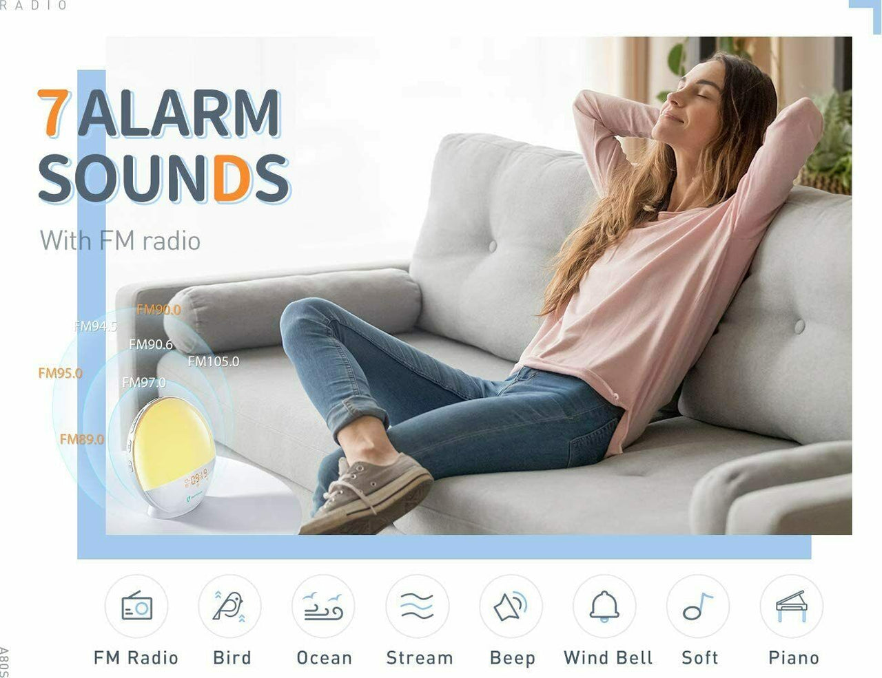 Sunrise Alarm Clock PeekWise