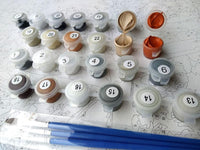Thumbnail for Vintage European Street - Van-Go Paint-By-Number Kit