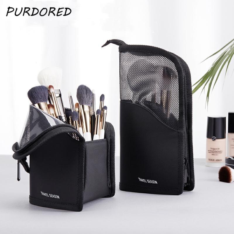Stand-Up Makeup Brush Holder