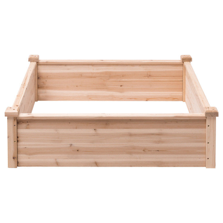 Wooden Square Garden Bed