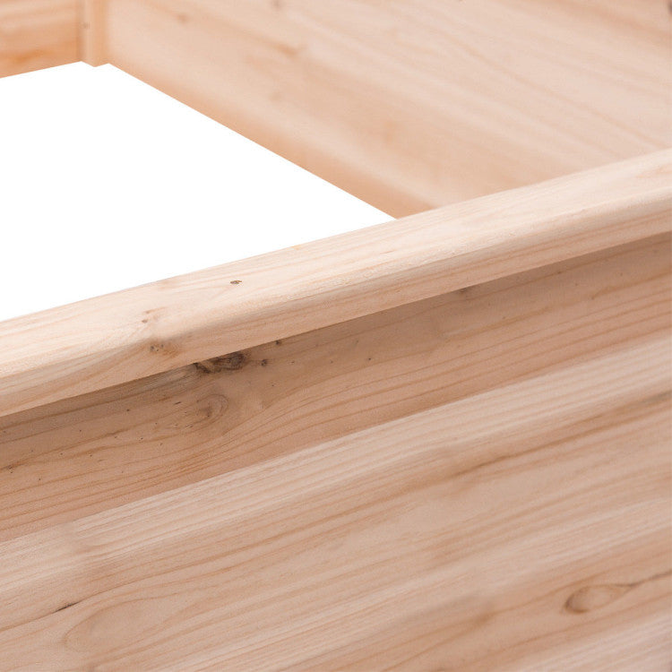 Wooden Square Garden Bed