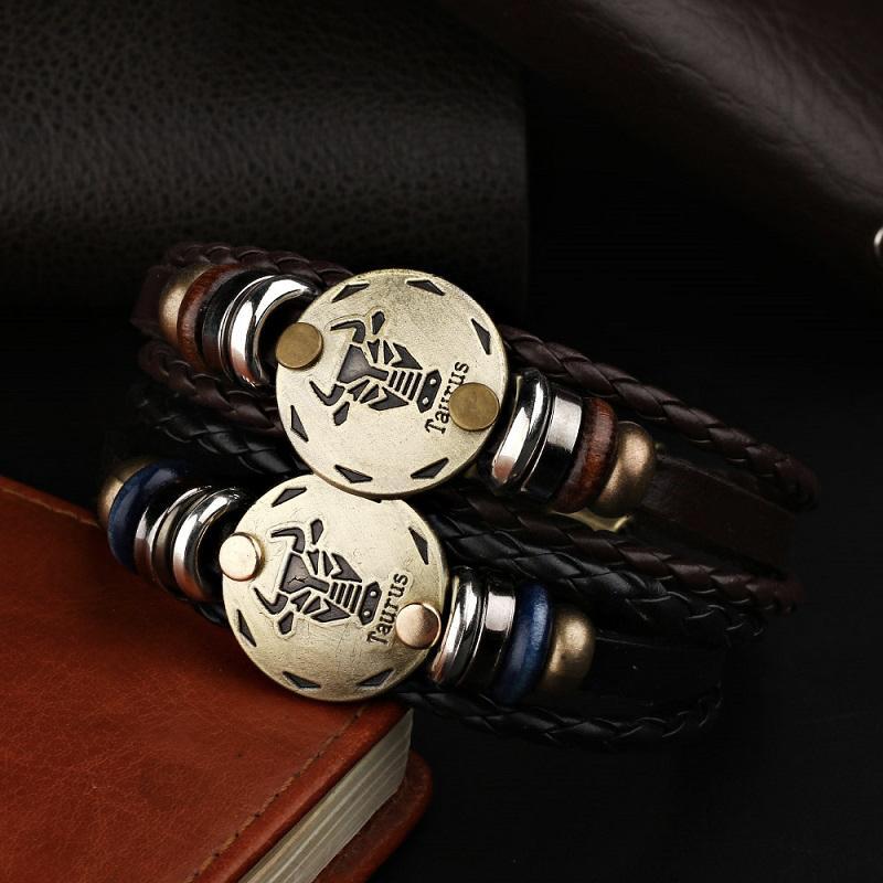 Italian Zodiac Bracelet 2018 (Black)