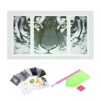 Thumbnail for Black and White Tiger - GemPaint™ Kit