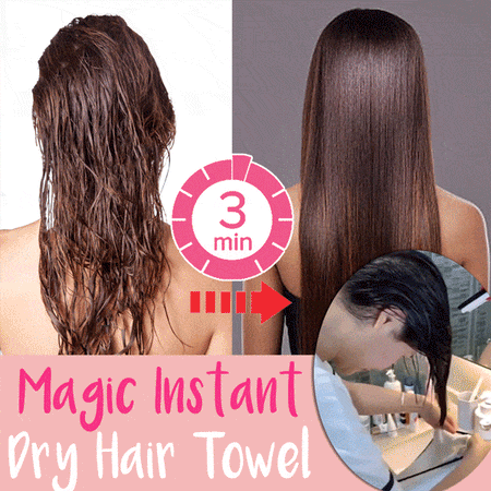 Magic Instant Dry Hair Towel - PeekWise