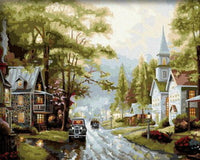Thumbnail for Small Town - Van-Go Paint-By-Number Kit