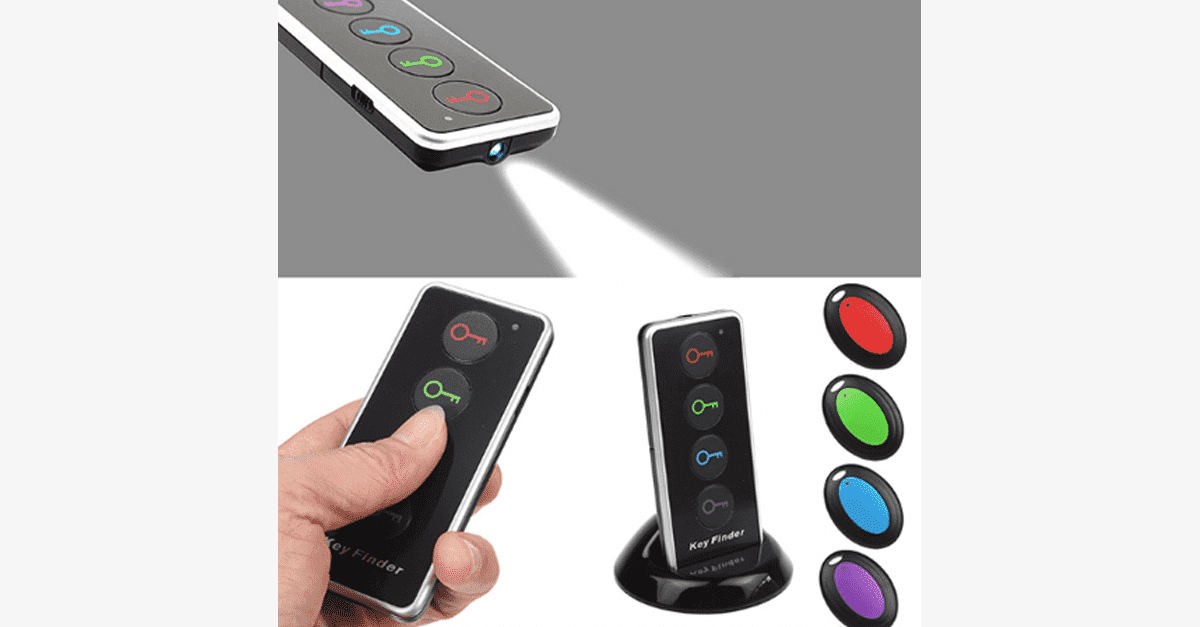 4-In-1 Anti-Lost Wireless Key Finder