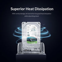 Thumbnail for Transparent SATA HDD Docking Station
