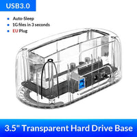 Thumbnail for Transparent SATA HDD Docking Station