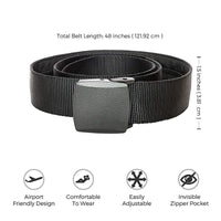 Thumbnail for Travel Belt with Hidden Wallet