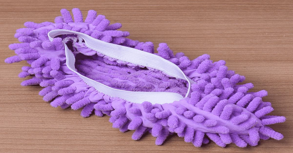 Microfiber Mop Cleaning Slippers - Cleaning made fun