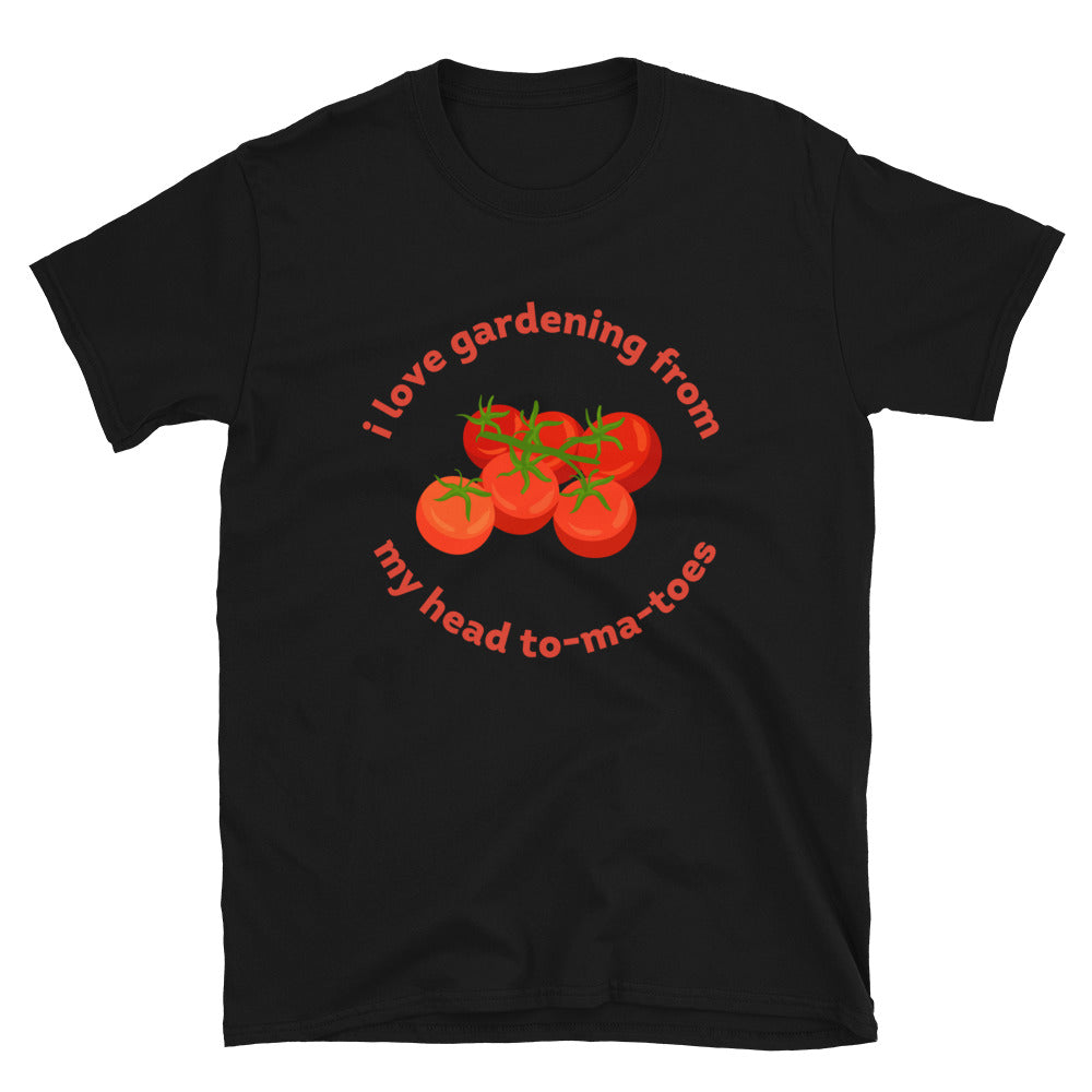 Gardening From My Head Tomatoes - Premium T-Shirt