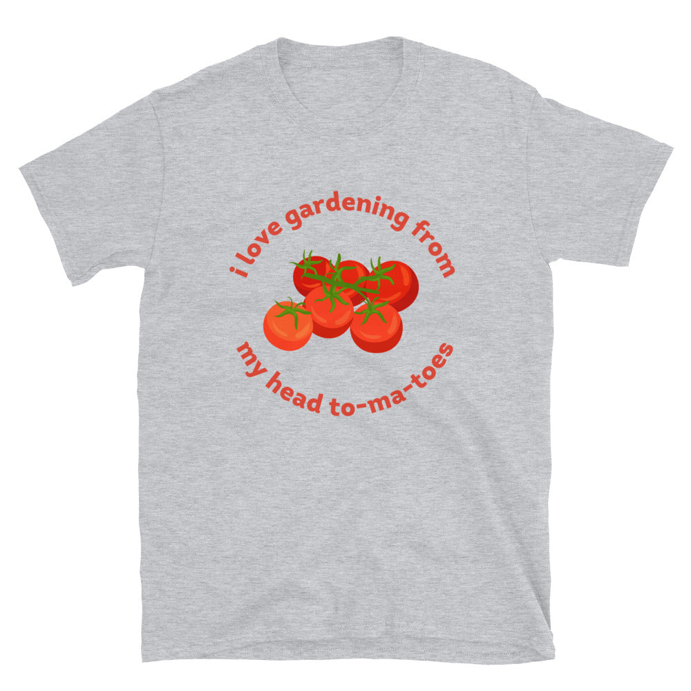 Gardening From My Head Tomatoes - Premium T-Shirt