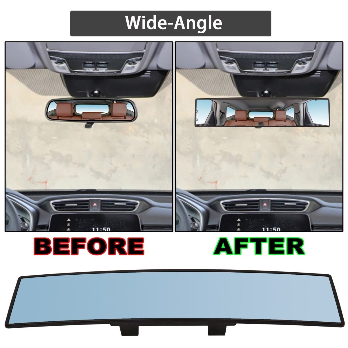 Universal Panoramic Rearview Mirror