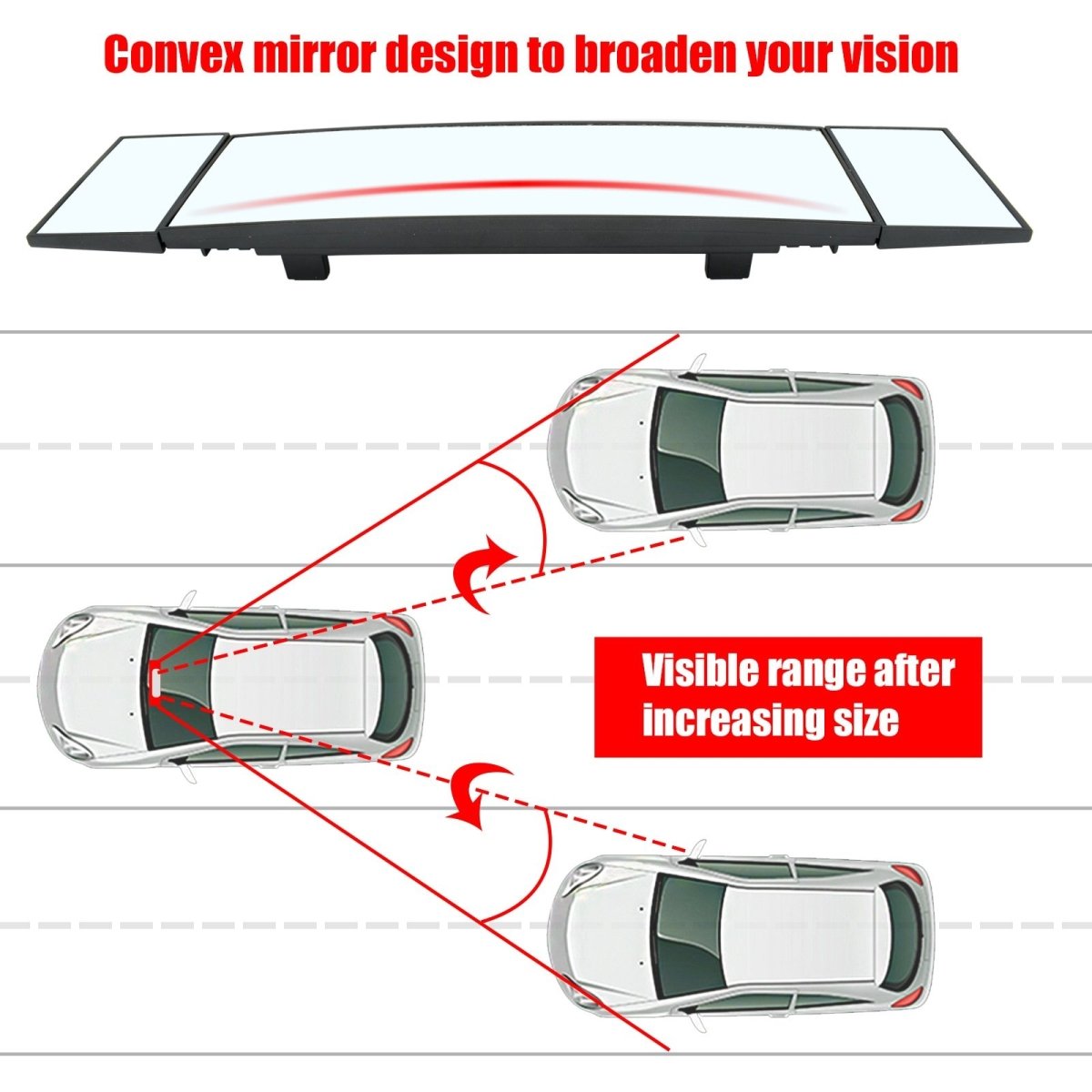 Universal Wide Angle Rearview Mirror