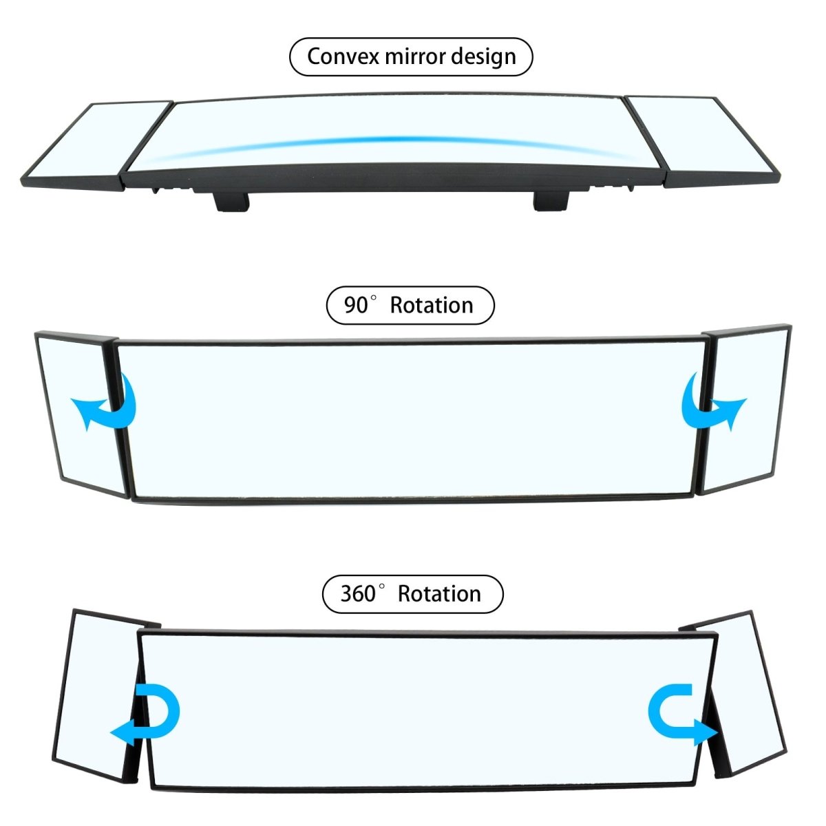 Universal Wide Angle Rearview Mirror