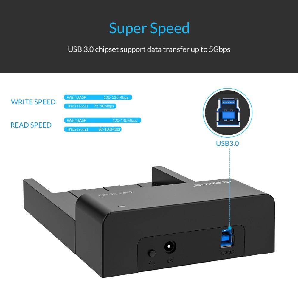 USB 3.0 to SATA Hard Drive Lay-Flat Docking Station