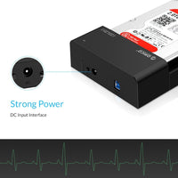 Thumbnail for USB 3.0 to SATA Hard Drive Lay-Flat Docking Station