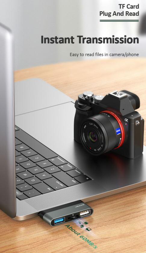 USB-C To 3-Port USB Hub