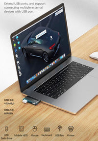Thumbnail for USB-C To 3-Port USB Hub