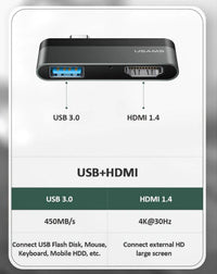 Thumbnail for USB-C To 3-Port USB Hub