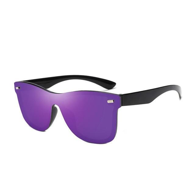 Colored Rimless Mirror Sunglasses PeekWise