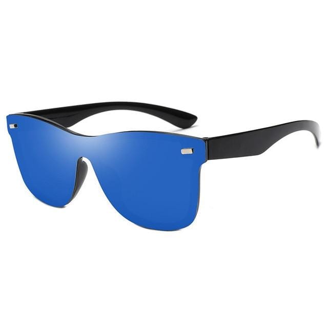 Colored Rimless Mirror Sunglasses PeekWise