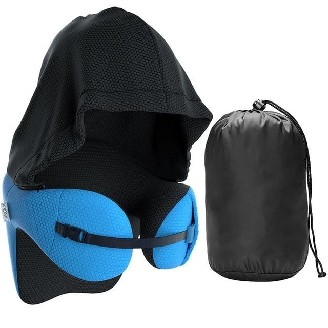 Ergonomic Hooded Travel Pillow PeekWise