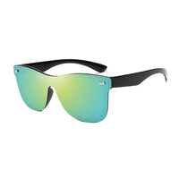 Thumbnail for Colored Rimless Mirror Sunglasses PeekWise