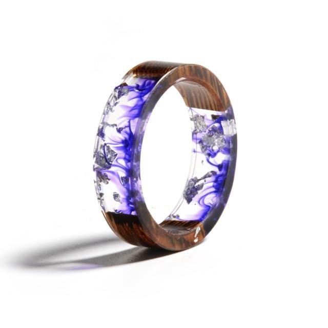 Handcrafted Gaia Resin Wood Ring PeekWise