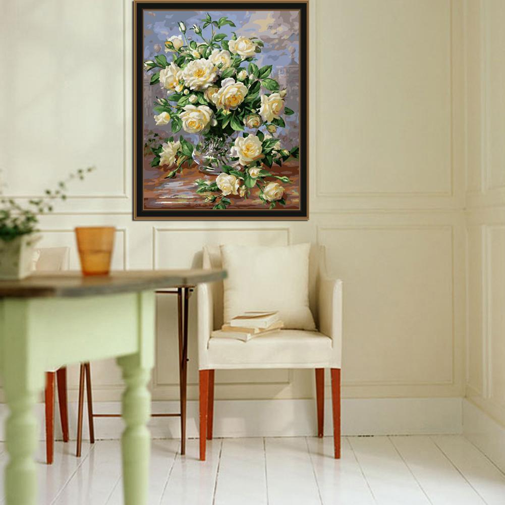 Vase of Roses - Van-Go Paint-By-Number Kit