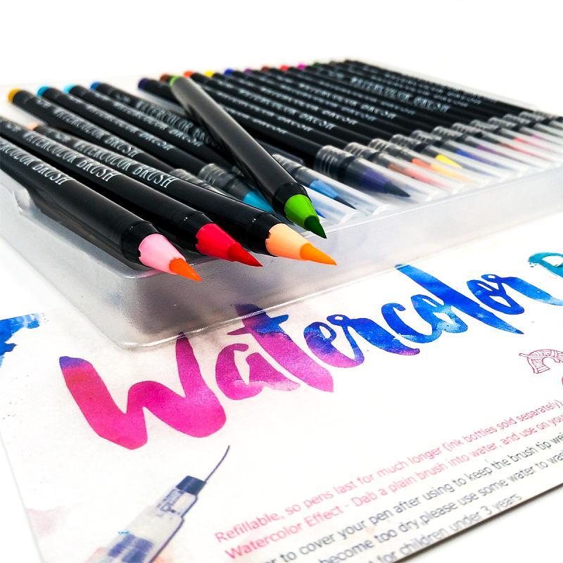 Monet - Watercolor Brush Pens (20 Piece Set)