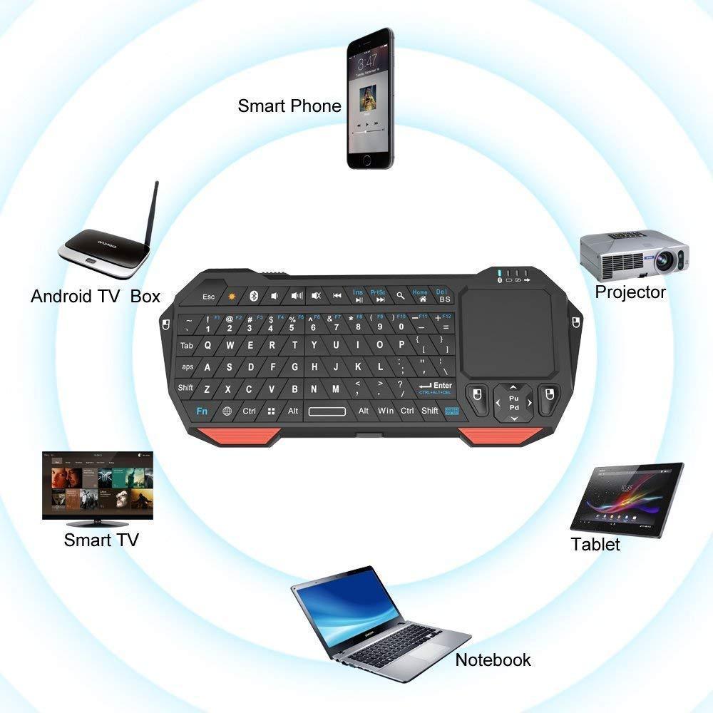 Wireless Bluetooth Keyboard with Touchpad