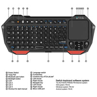 Thumbnail for Wireless Bluetooth Keyboard with Touchpad