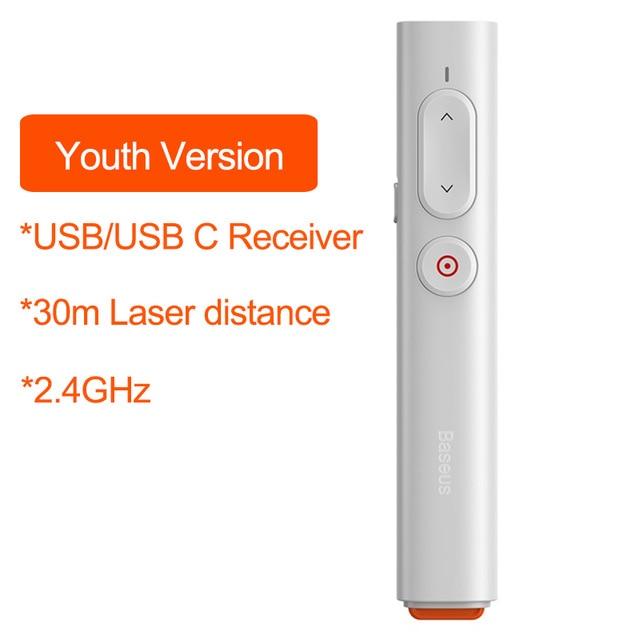 Wireless Presentation Remote with Laser Pointer