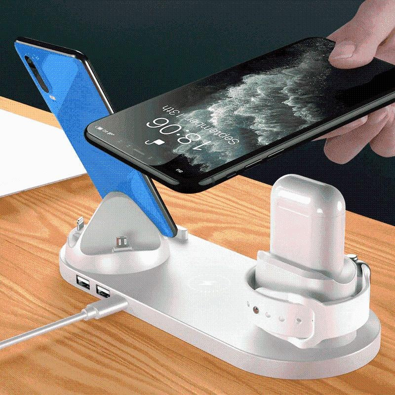 6 in 1 Wireless Charging Station PeekWise