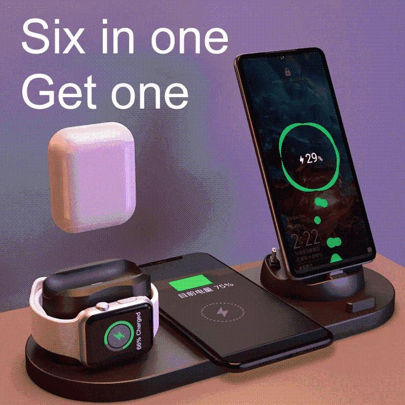 6 in 1 Wireless Charging Station PeekWise