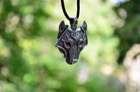 Thumbnail for Norse Wolf Head Necklace - Free Shipping!