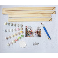 Thumbnail for White & Red Lotus Flowers - Van-Go Paint-By-Number Kit